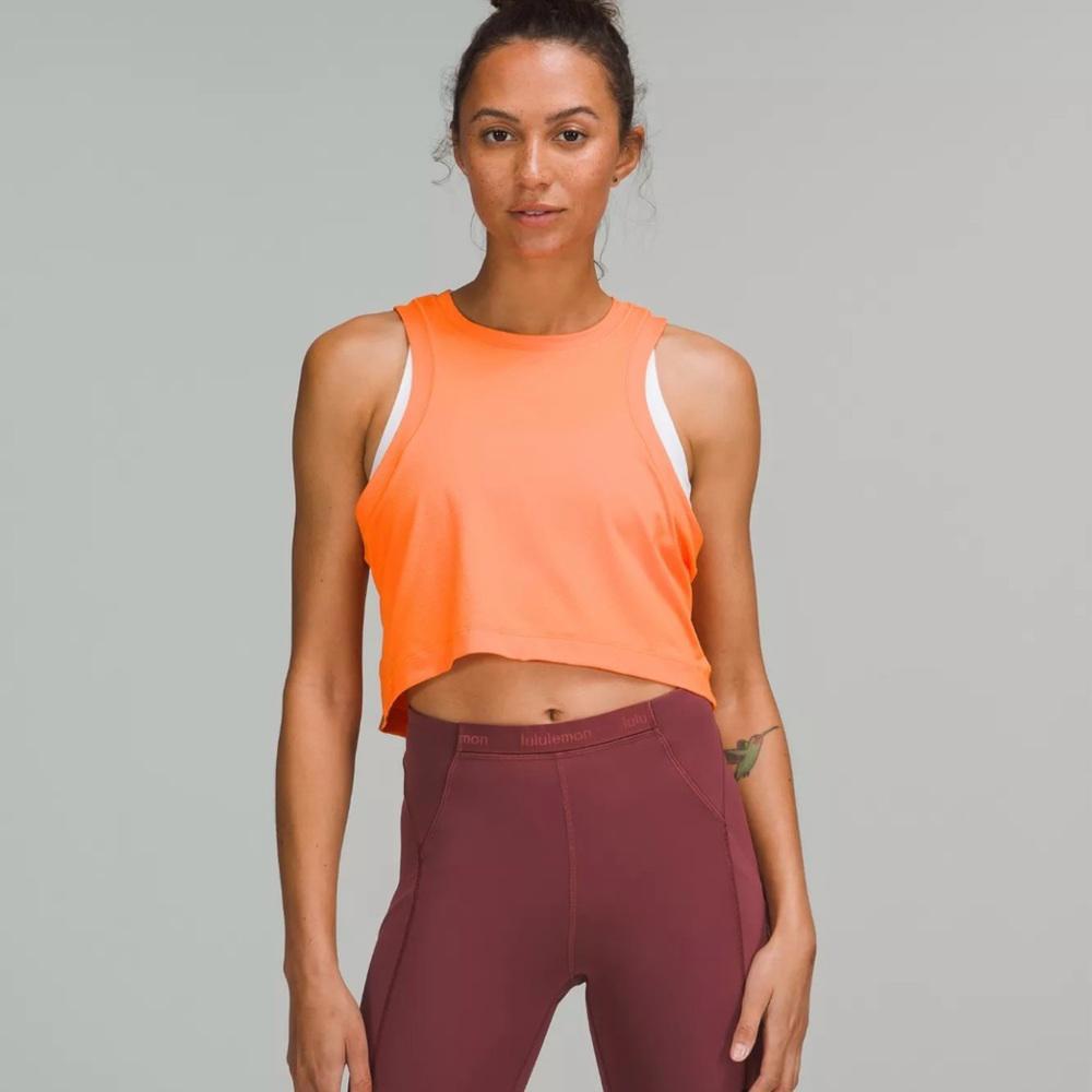 Lululemon all yours tank in orange